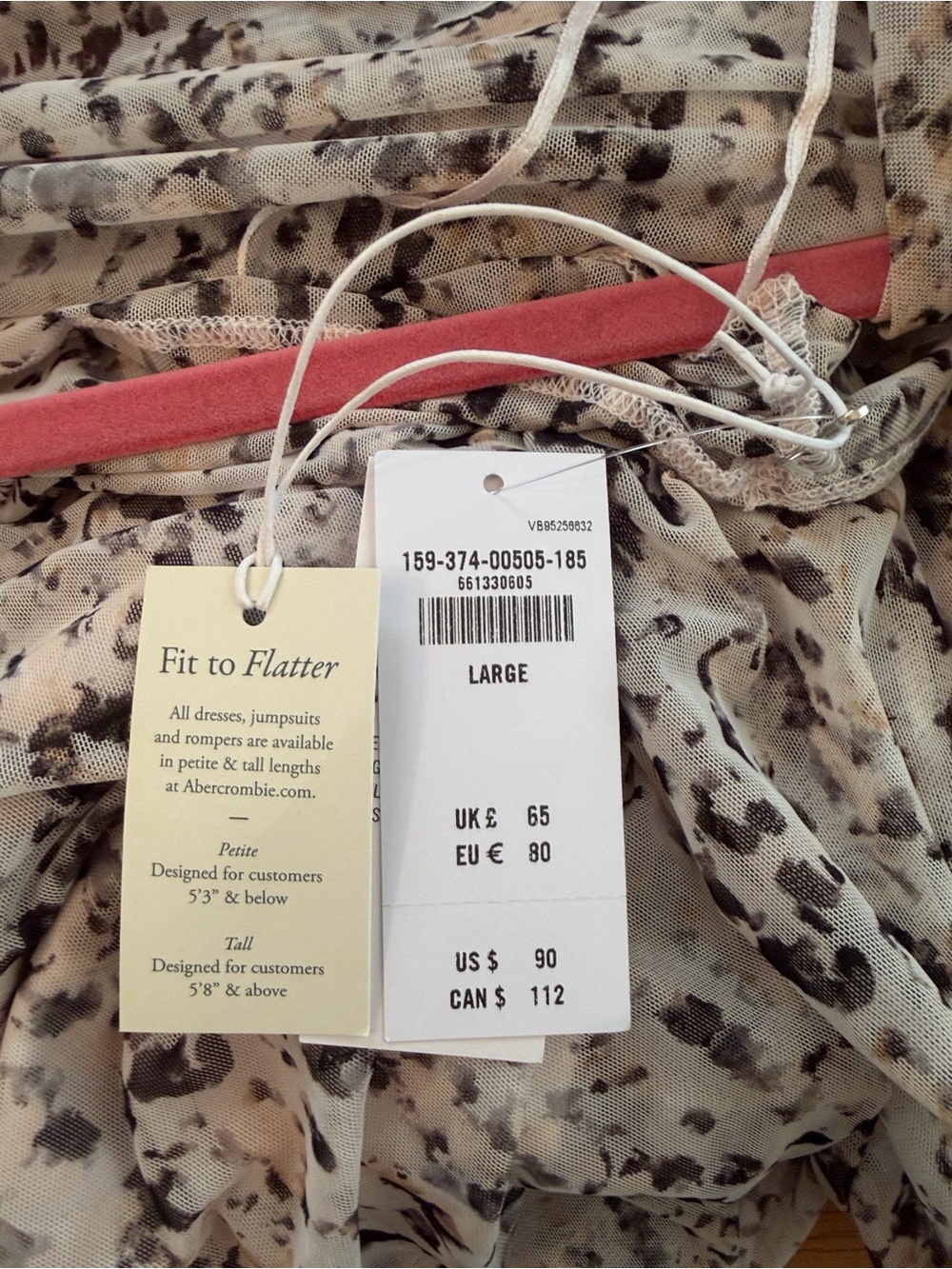 Abercrombie Sheer Off-Shoulder Dress - Picture 3 of 5